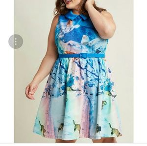 Modcloth snow cat dress